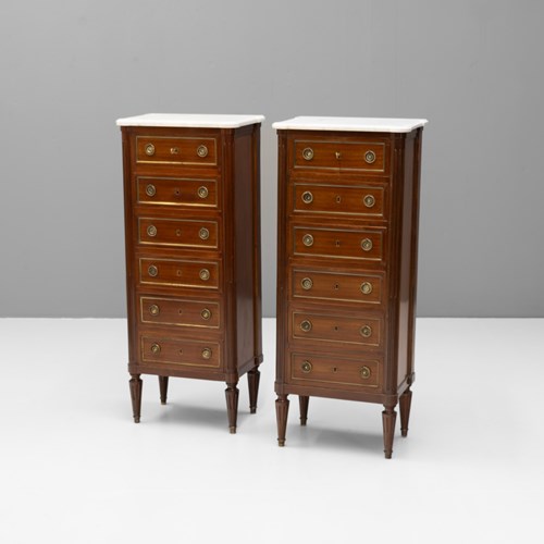 Pair Of Mahogany Chests