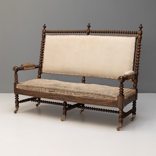 French Bobbin Turned Settee