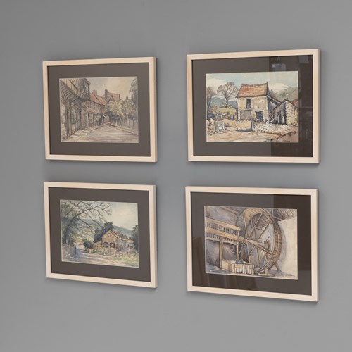 Set Of 4 Mary Williams Paintings