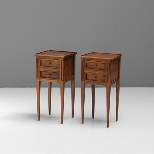 Pair Of Square Bedsides