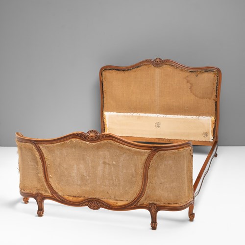French Three Panel Corbeille Bed