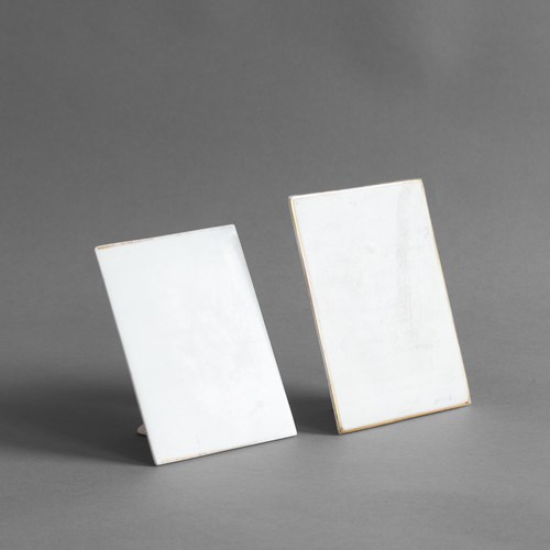Pair Of Ceramic Place Names