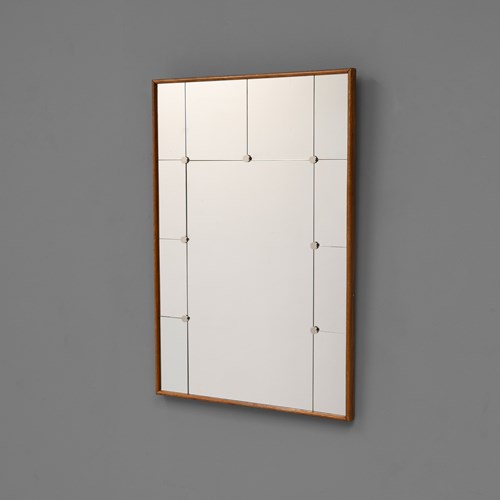 Small Swedish Panel Mirror 