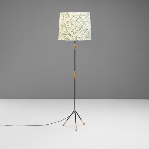 Mid-Century Tripod Floor Lamp