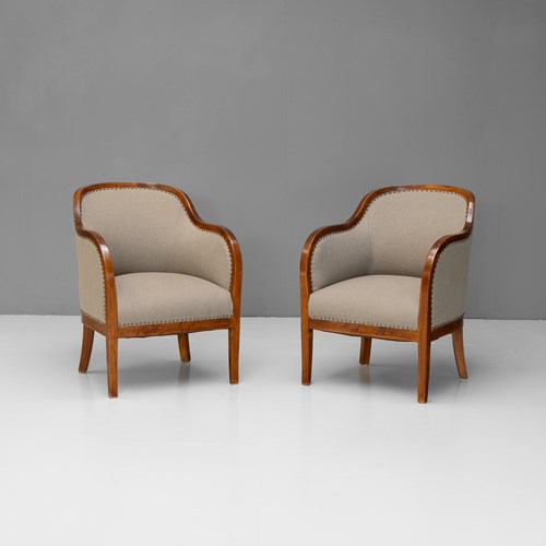 Pair Of Swedish Armchairs