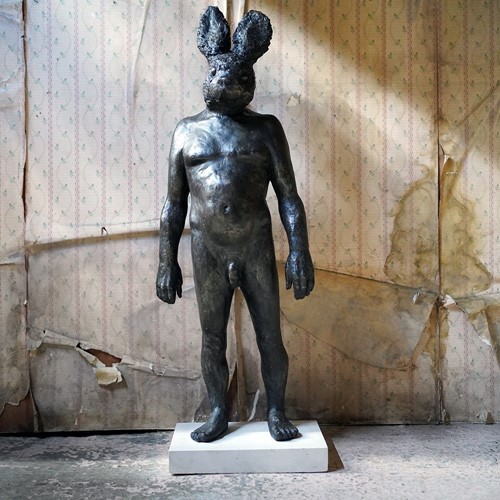 Beth Carter; Buck Rabbit; Bronze Resin; 5 of 15
