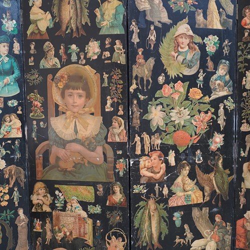 The Peter Blake Screen; An Important Victorian Decoupage Screen; Peter Blake