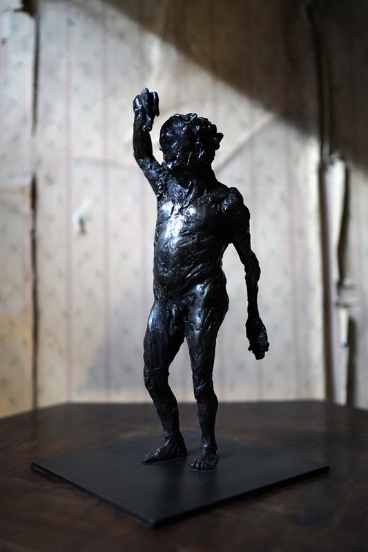 Beth Carter; Bacchus With Grapes; Bronze; Edition 3 Of 10-doe-and-hope-bethcarterbacchus6-main-638101602205302116.jpg
