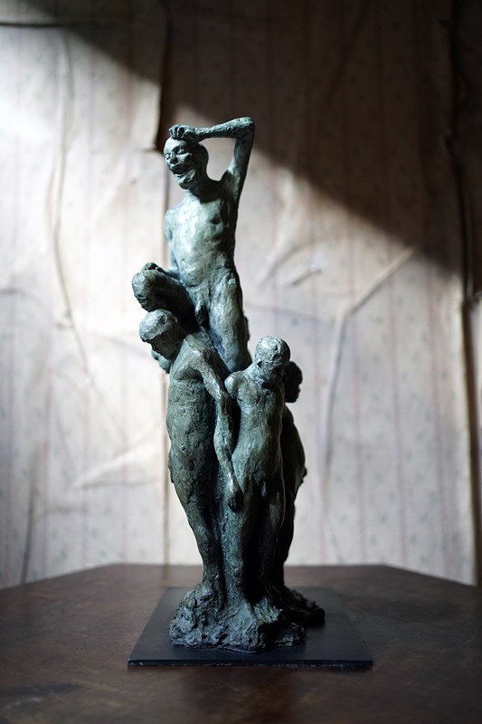 Beth Carter; The Innocents Group; Bronze; Edition 3 Of 10-doe-and-hope-bethcarterinnocents5-main-638103332651467554.jpg