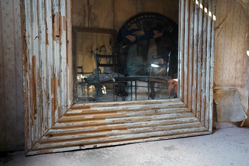 A Very Large French Painted Pine Reeded Wall Mirror C.1930-doe-and-hope-largefrenchreededmirror6-main-638133578308369828.jpg