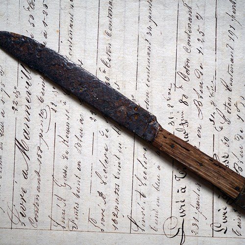 Rare Late 15Thc Medieval Table Knife C.1480