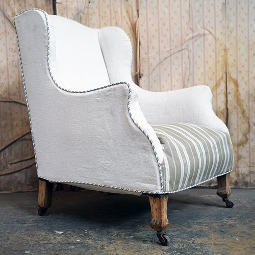 Early 19Thc George III Wingback Armchair C.1800