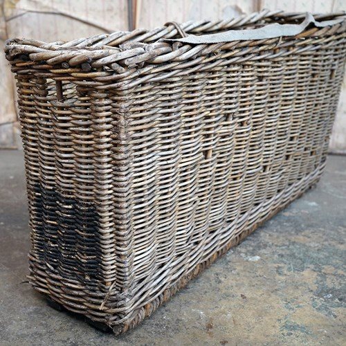 Early/Mid 20Thc French Wicker Champagne Carrier C.1930