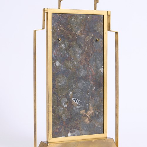 Bronze And Stone Stand