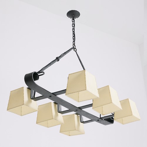 Spanish Iron Ceiling Light