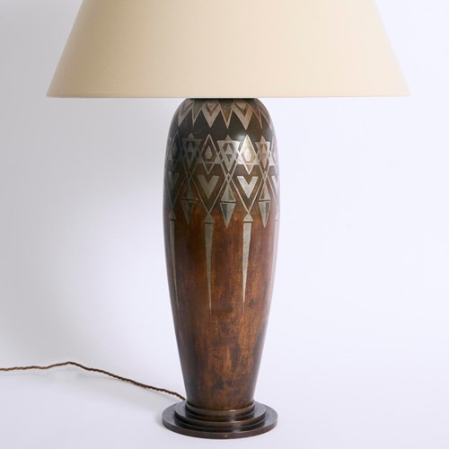 Large Art Deco Table Lamp