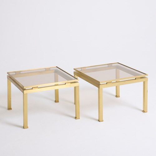 Pair Of Side Tables By Maison Jansen