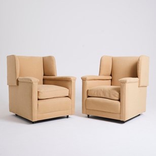 Pair Of Art Deco Armchairs