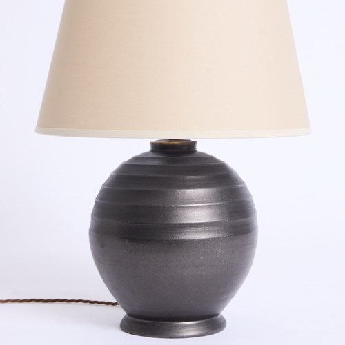 Black Ceramic Table Lamp