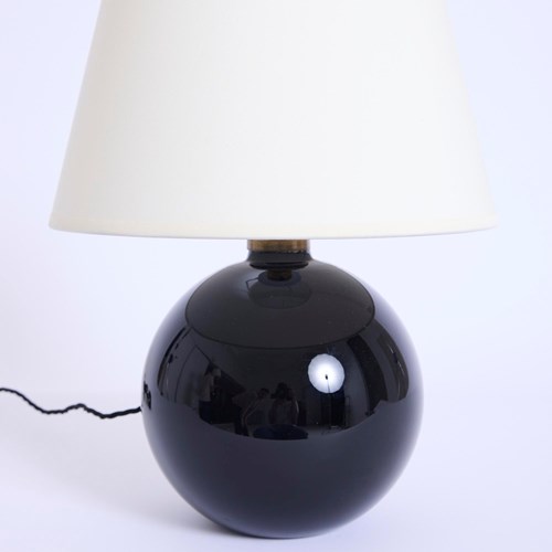 Art Deco Black Table Lamp