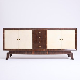 Art Deco Velum And Macassar Sideboa...