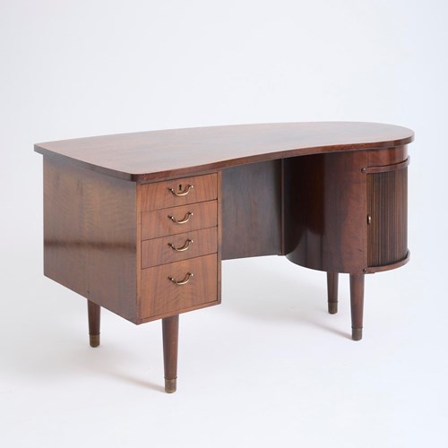 Mid-Century Kidney Shape Desk