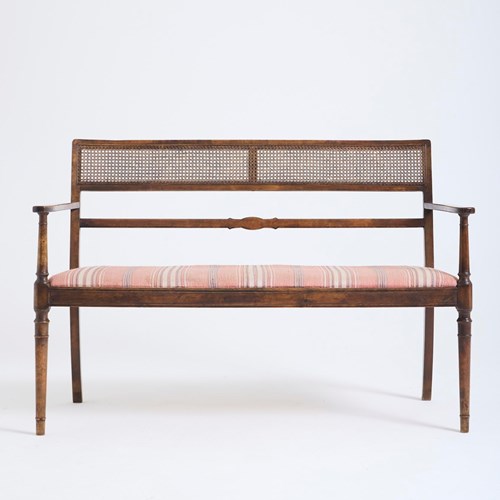 Swedish Cane Settee