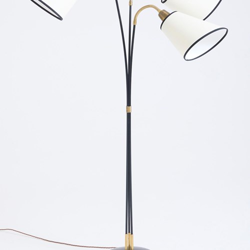 Mid-Century Three-Arm Floor Lamp