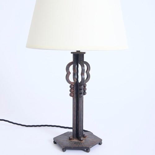 Forged Iron Table Lamp