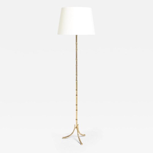 Brass Bamboo Floor Lamp