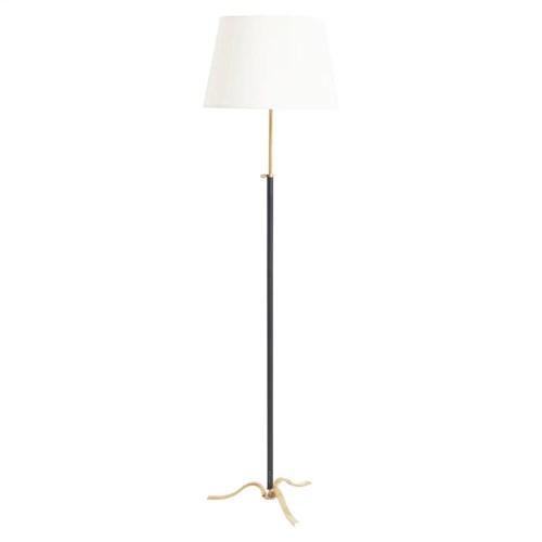 Mid-Century Brass Floor Lamp