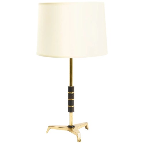 Brass Tripod Table Lamp