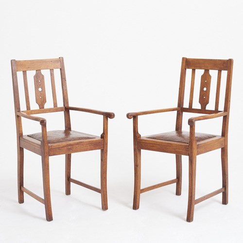 Pair Of Arts & Craft Armchairs