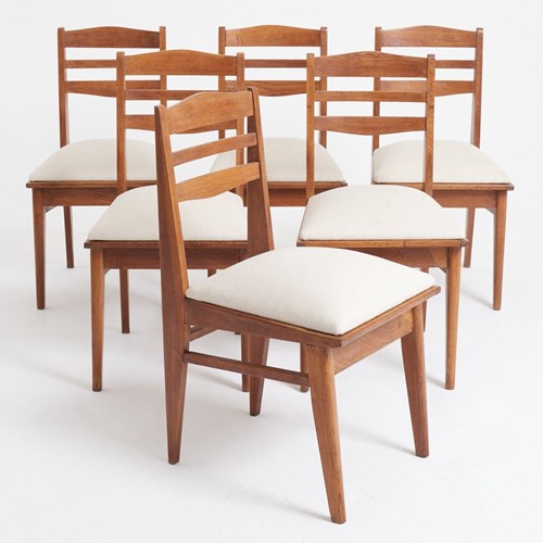 Set Of 6 Mid-Century Dining Chairs