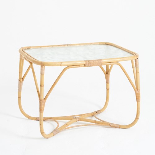 Bamboo And Rattan Table