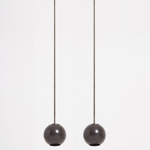 Pair Of Tall Ceiling Lights