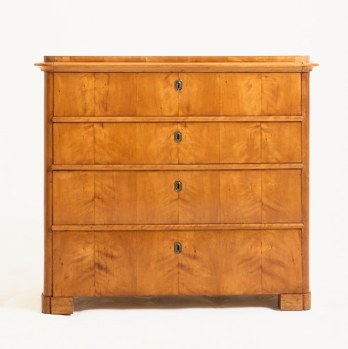 Satin Birch Chest Of Drawers