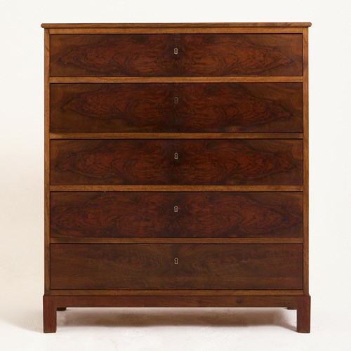 Mid-Century Rosewood Chest Of Drawers