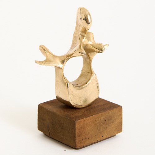 Bronze Vertebra Sculpture