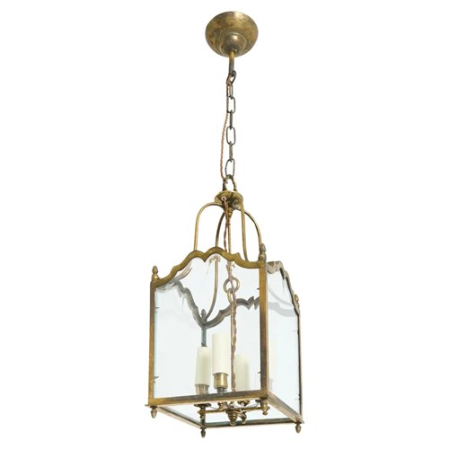 Brass And Glass Lantern