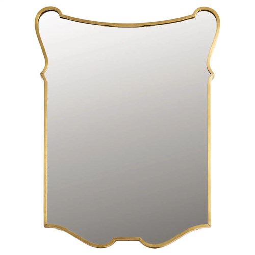 A Brass Shield Mirror