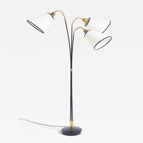 Mid-Century Three-Arm Floor Lamp