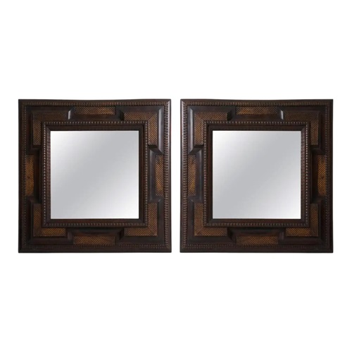 Pair Of Flemish Style Mirrors