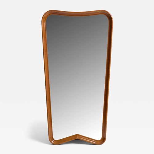 Shield Walnut Mirror