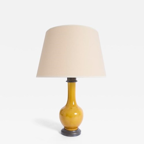 Yellow Ceramic Table Lamp
