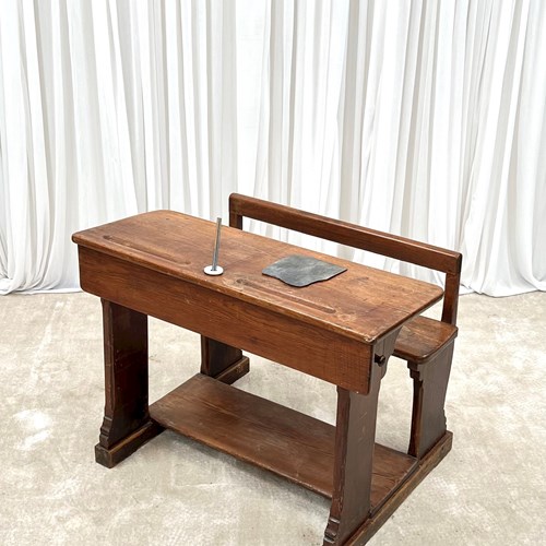French Two Seater Children’S School Desk 