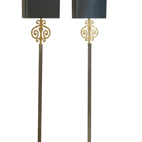 Exquisite And Rare Maison Charles Floor Lamps 