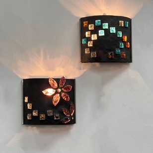 1970’S Brutalist Wall Lights 