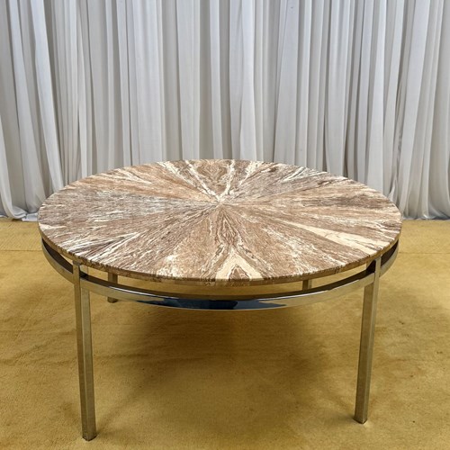 Italian Vintage Marble Coffee Table 