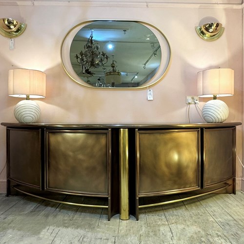 Stunning Copper Sideboard By Belgo Chrom, 1970’S, Belgium